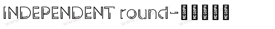 INDEPENDENT round字体转换
